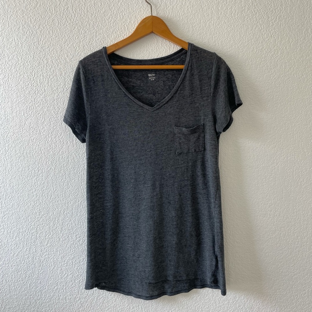 Mossimo V Neck, Grey, Medium